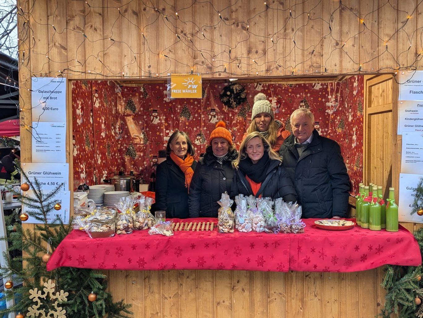 Christkindlmarkt in Alteglofsheim am Stand der FREIEN WÄHLER