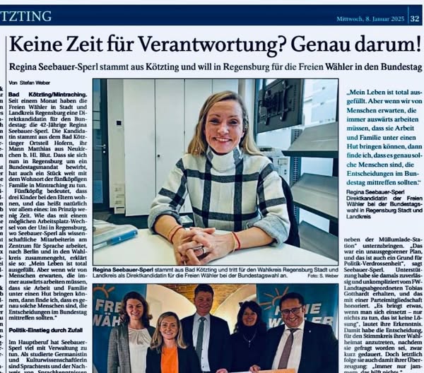 Interview mit Mittelbayerischer Zeitung